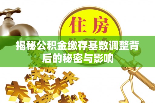 宁安揭秘公积金缴存基数调整背后的秘密与影响