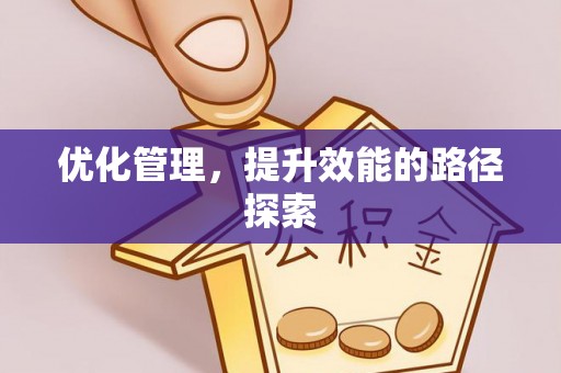 宁安优化管理，提升效能的路径探索