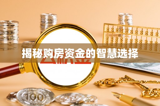 宁安揭秘购房资金的智慧选择