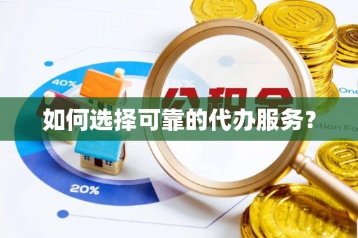 宁安如何选择可靠的代办服务？