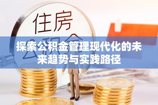 宁安探索公积金管理现代化的未来趋势与实践路径