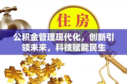 宁安公积金管理现代化，创新引领未来，科技赋能民生