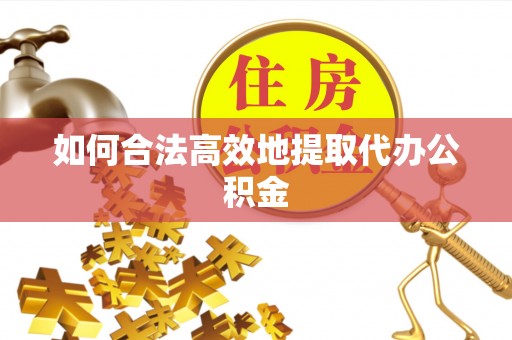 宁安如何合法高效地提取代办公积金